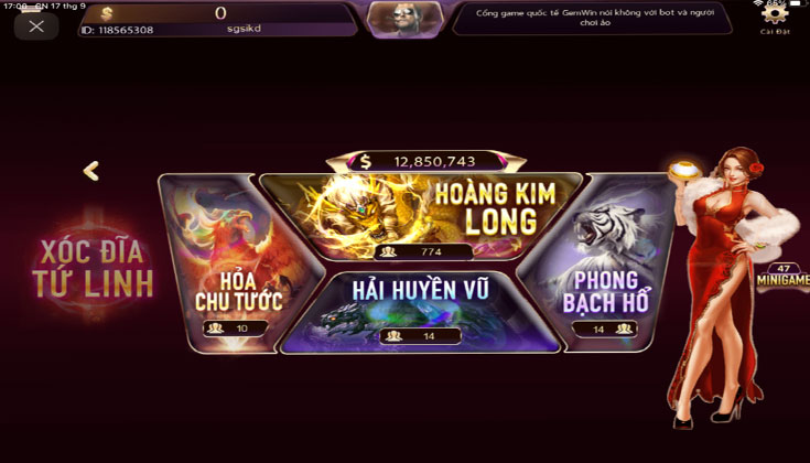 Mẹo Chơi Xóc Đĩa Tứ Linh Sunwin Dễ Thắng